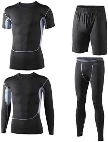 YFSDX дишењето џогирање кошарка долна облека хулахопки за спортска облека јога салата фитнес -облека облека спортски костуми за мажи што трчаат