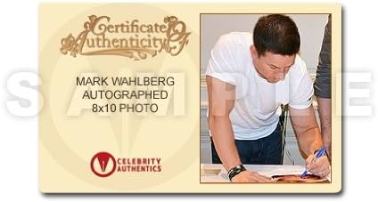 Марк Валберг автограмираше 8x10 Фотографија на борец портрет