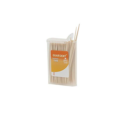 Чувар на заби за стоматолошки дрвени плочки на плакети со тенок нане/флуорид вкус - 100 избори