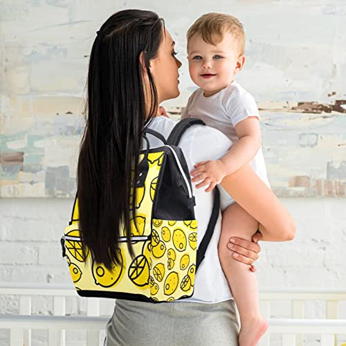 Лимон Жолта Пелена Торба Торби Мумија Ранец Голем Капацитет Пелена Торба Нега Патна Торба За Нега На Бебиња