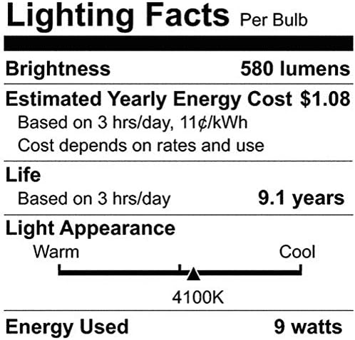 Сатко С6708 Пин-базирана Компактна Флуоресцентна Светилка, 9 Вати, 580 Лумени, Т4 Облик, Г23 Анси База, 82 CRI, 6.50 MOL, 1.25 MOD, 4100 CCT,