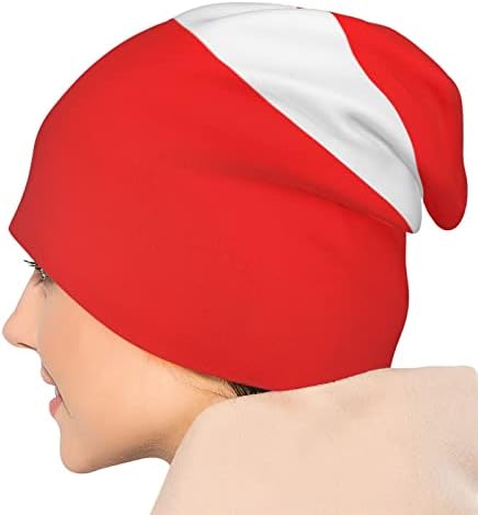 Зимска зимска плетена капа за жени/мажи - француски булдог - топли и меки капачиња за скијање на отворено