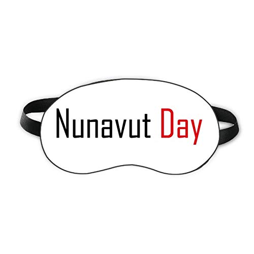 Прославете го Нунавут Ден Канада Благослов за спиење на очите на очите мека ноќно слепење на сенка на сенка