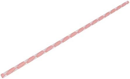 X-Ree Twisted Pink Line Solid Acrylic Rod Rod PMMA Bar 500mmx10mm (изопачена розова линија Barra de Pmma de Barra Acrílica Sólida de 500 mm x 10 mm