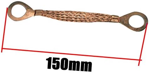 Wица haаонан-бакар 150мм бакар плетенка со плетенка, спроводна лента за бакарна лента, 6 квадратни чиста бакарна прирабница статичка