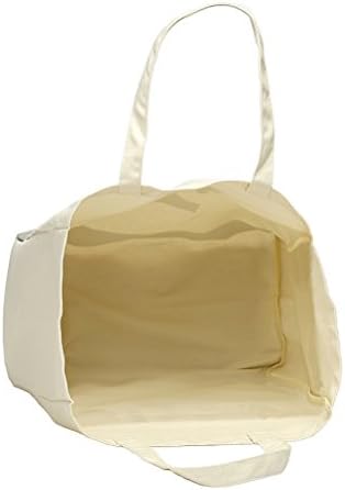 Jtsquare за еднократно природно 12oz памучно платно торба за шопинг тота