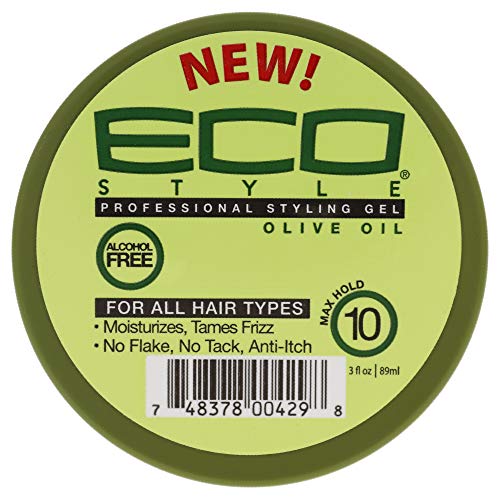 Еко -стил Екоко гел маслиново масло - чисто маслиново масло - додава сјај и скриени сплит краеви - стил на бестежинска употреба - храни и