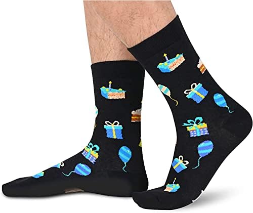 Змарт смешни чорапи луди глупо чорапи за мажи жени тинејџери, подароци за роденден со смешна изрека