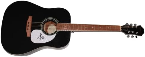 Мичел Тенпени потпиша автограм со целосна големина Гибсон Епифон Акустична гитара C w/James Spence автентикација JSA COA - Суперerstвезда