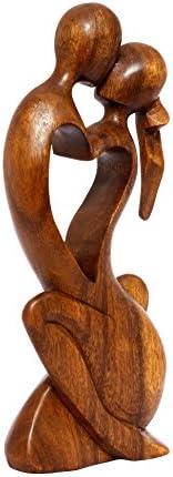 G6 колекција 12 дрвена рачно изработена апстрактна статуа на скулптури рачно изработени - бескрајна loveубов - подарок уметност Декоративна