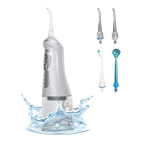 Чистач на заби во вода Т-Памарт Флосер без безжични заби 9 режими ,, IPX7 Водоотпорна вода што може да се надополнува, дома, патување