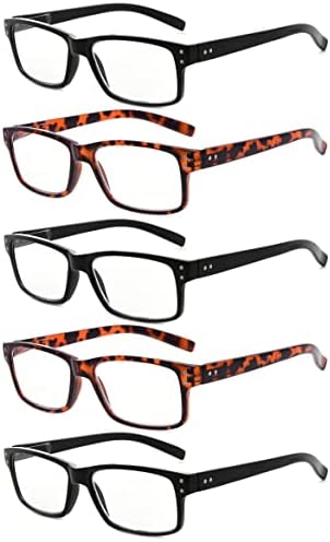 Eyekepper Заштедете 10% на комплет 5 пакувања класични очила за читање за мажи и 4 пакувања со два тони читатели +2,00