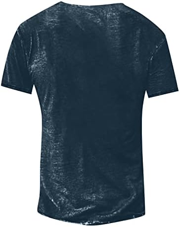 Dudubaby Среќна кошула подароци за маж маички графички текст 3Д печатење улица лежерен краток ракав