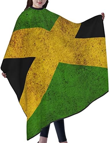 Гроздобер Јамајканско Знаме Унисекс Салон За Сечење Коса Наметка Крпа Бербер Фризерска Обвивка Фризура Престилка Крпа За Стилизирање