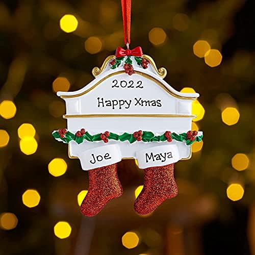 DIY персонализирано семејство Божиќ Божиќно порибување украси украси мантел Семејни групи 2021 Декорации за Божиќни празници 76ers сет за украси