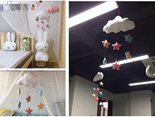 Galpada Cloud Raindrop виси декор DIY бебешка соба декор Декорација на соба