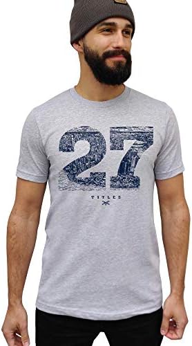 Baseујорк бејзбол 27 титули маица Skyline, рачно нацртана, екран отпечатен во САД