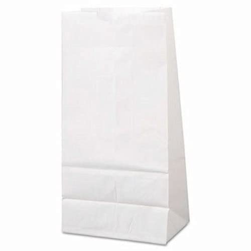 Совршен Stix 4lb Kraft Бела хартија торби - пакет од 500 брои