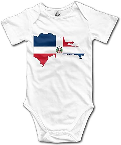 Доминиканска република мапа на знамето симпатична облека за бебиња за новороденчиња момчиња девојчиња боди -футрови ромпери за