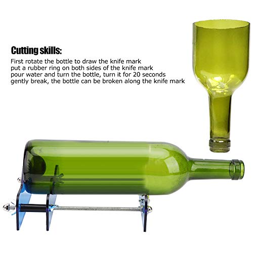 Секач за стакло шише, секач за стакло шише, шишиња со пиво со пиво за вино за правење стаклена држач за свеќи, нож за комунални услуги,