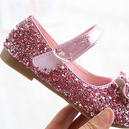 Чевли лак девојки принцези сандали кристално не лизгање чевли деца дете мода за бебиња чевли слатки чевли за цртани филмови