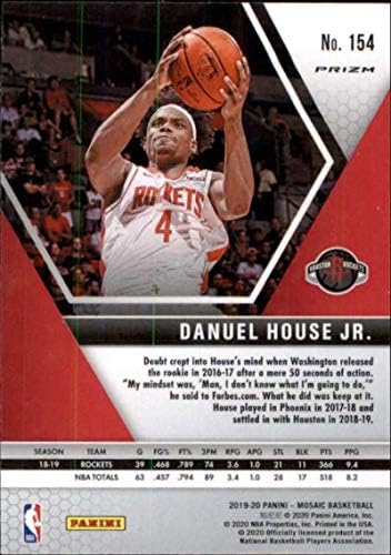 2019-20 Панини Мозаик Пинк Камо 154 Дануел Хаус rуниор Хјустон ракети во НБА кошарка за трговија со кошарка