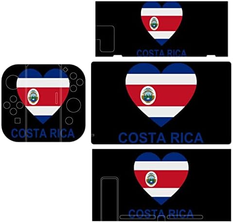 Loveубов Костарика прекинувач налепница за кожа на налепница за заштитени налепници за покривање на делумно покритие