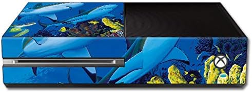 Кожата на mothyskins Компатибилна Со Microsoft Xbox One - Shark Buddies | Заштитна, Издржлива И Уникатна Обвивка Од Винил Налепници | Лесна