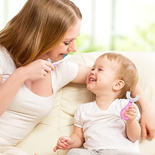 Зитани детска уста четка за заби во форма на уста 360 ° темелен подарок за белење на белење за деца