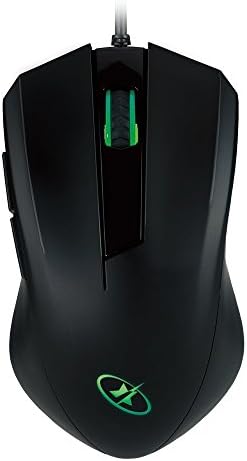 Розевил Mономски Компјутер Лаптоп Игри Глувчето, 5 Нивоа до 4000 DPI w/ Напредни Оптички Сензор, 7 Led Бои Позадинско Осветлување-RGM-400