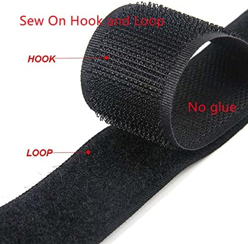 DTKJ кука и лента за јамка ширина од 4 инчи широки нелепливи најлонски ткаенини за прицврстување на ленти за шиење на ленти за ленти