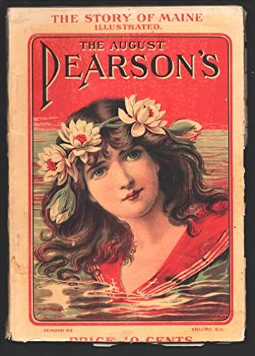 Пирсон 8/1901-Уникатна добра девојка уметност покритие - Морето Дама ОД Х. Г. Велс-Лосон вудс внатрешни работи уметност-ВГ/ФН