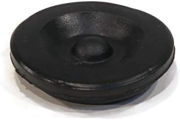 Rop Shop Black Rubber Grease Plug Hub Caps за прашина за Tiedown Eng Trailer Camper Axle