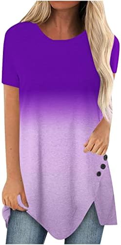 Есен летен графички маица тинејџерски девојки кратки ракави екипаж памук лабава вклопена плус големина врвна кошула за жени 9е