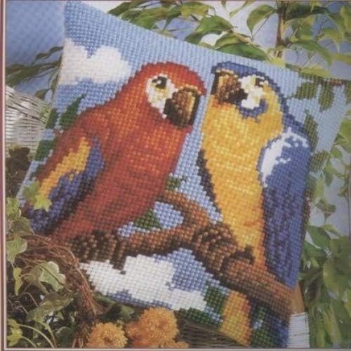Вервако папагали вкрстено бод перница, мулти-боја