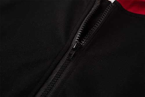 Рангирање на Умкан на Кингс Зипер јакна и спортски панталони-2 парчиња долги ракави со качулка за аспиратори