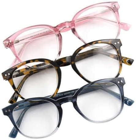 Дизајн Оптика Од Фостер Грант Кленси Тркалезни Пластични Очила За Читање, 3-Пакување