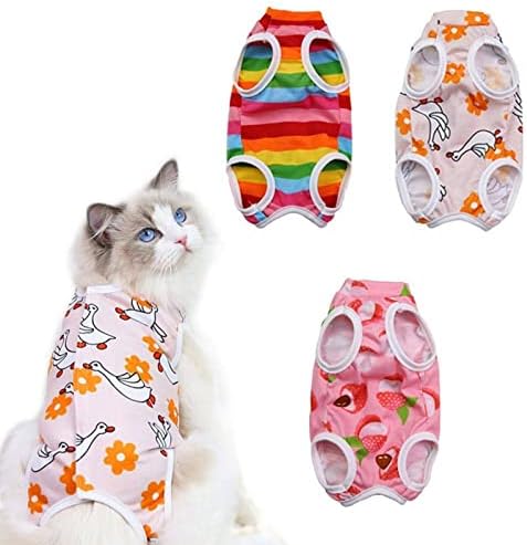 Облека за стерилизација на мачки Saxtzds, облека од четири сезони, облека за миленичиња по операција, наметка за медицинска сестра