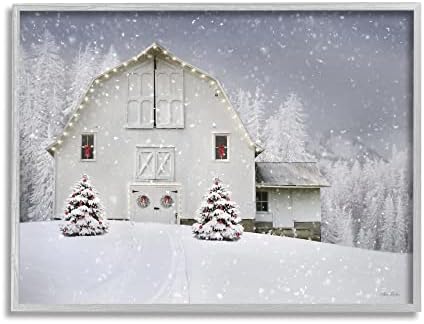 Ступел Индустрии Бела Зимска Штала За Снежни Полиња Пријатна Божиќна Глетка, Дизајн На Лори Деитер