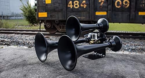 Само рогови на рогови на црниот воз само - 3 труби - голем звук