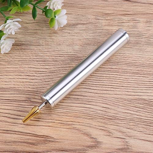 Лековити алатки за маснотии пенкало Пенкало Алуминиум легура од странично запечатување пенкало DIY кожен пенкало есенцијална алатка за