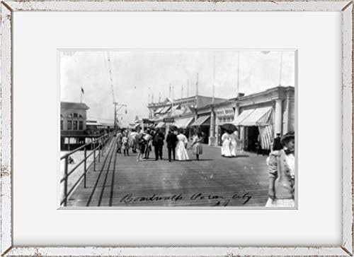 Бесконечни фотографии Фото: Boardwalk | Океан град | Newу Jerseyерси | 1908 | Историска репродукција на фотографии | Домашен декор