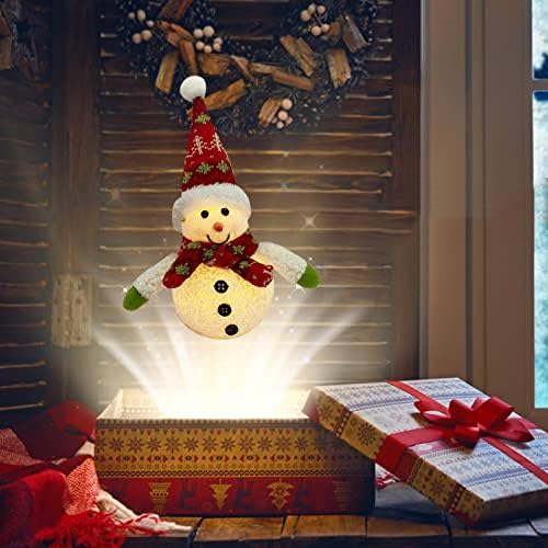 Индиции украс Божиќ блескави снежни кукли украси Снежен човек блескав предводен одмор светло зимска празничка забава дома украси езерцето