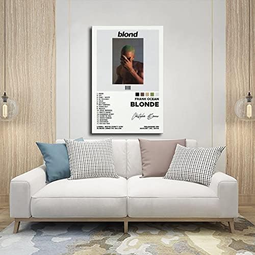 Fukitt Frank Poster Blonde Post Album Cover Cover Poster Canvas Post Poster Decor Decor Sports Particapape Office Decor Decor Decor