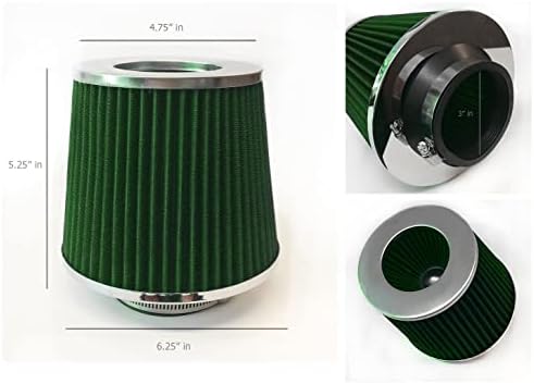 Зелен ладен внес на воздух за замена на конусот за замена на конусот за перење на сув филтер