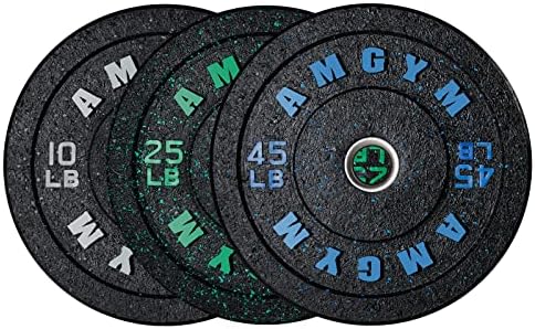 Амгим браник плочи, 2-инчни олимписки плочи за тежина со хипо-отповика за кревање тежина и обука на сила, парови или комплети