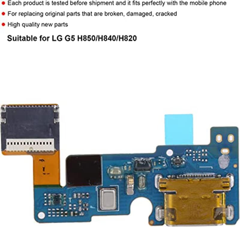 GJCC замена за дел од опашката за приклучок USB порт -табла за полнење со алатка за поправка за LG G5 H850 / H840 / H820 Површина