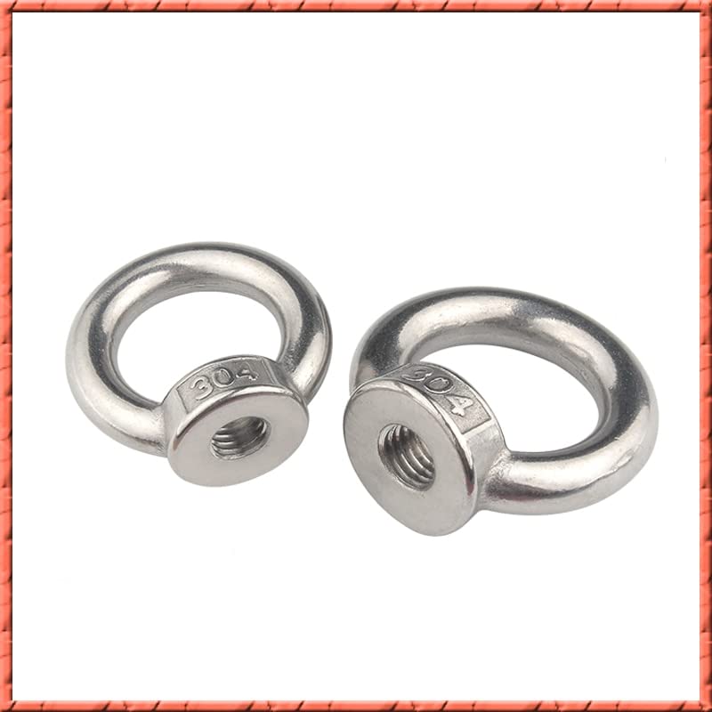1-10pcs/лот M3 ~ M20 прстен од не'рѓосувачки челик завртка за завртки за нокти со прстен прстен прстен завртка завртка за завртки за завртки за