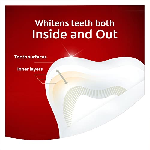 Колгејт оптички бел напреден заби за заби за заби, живописна чиста, 3,2 унца цевка, 3 пакувања