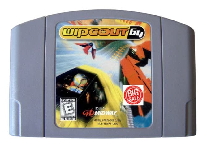 Ретро игра 64 битни игри Wipeout 64 USA верзија